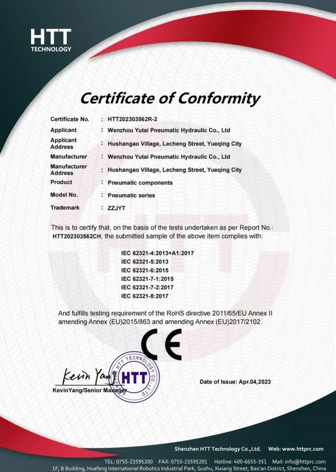 CE Certificate