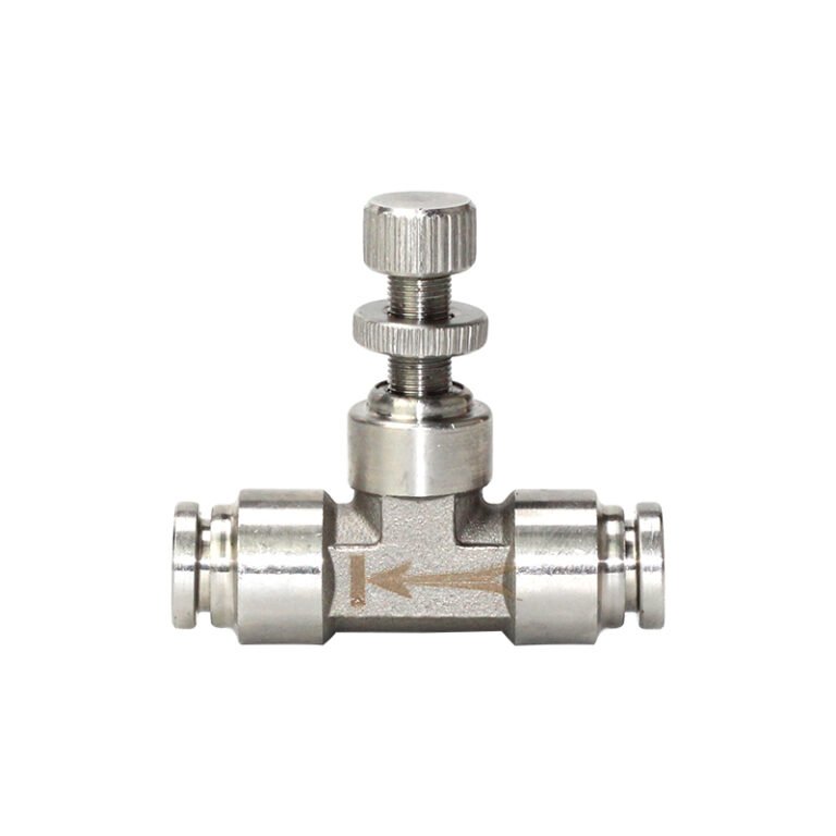 LSA Push-to-Connect Fittings | Compact Pneumatic Connector for Assembly Lines