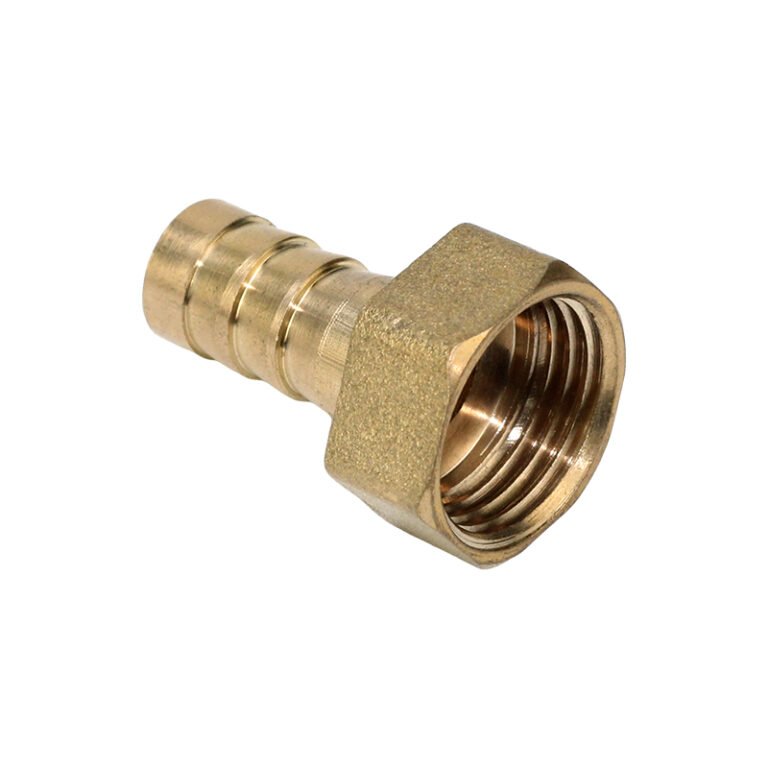 PCF Copper Barb Connector | Brass Pneumatic Tube Fitting for Automation Systems