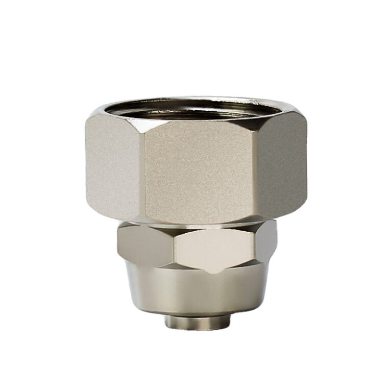 PCF Copper Pneumatic Tube Fitting | Reliable Brass Air Connector for Automation Systems