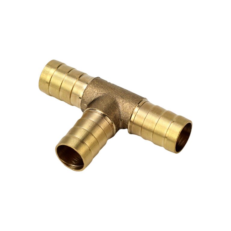 PE Copper Barb Connector | Brass Pneumatic Push-to-Connect Tube Fitting