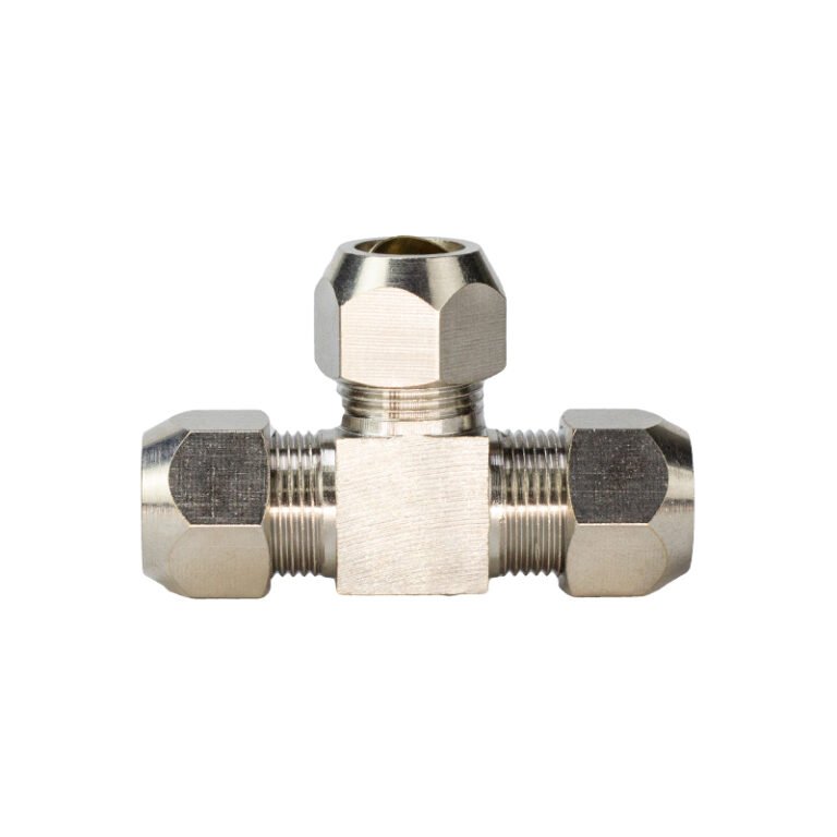 PE Copper Pneumatic Ferrule Connector | Push-to-Connect Brass Air Fitting
