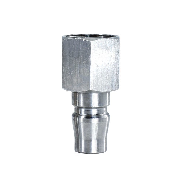 PF Stainless Steel C-Type Quick Connector | High-Pressure Pneumatic Air Coupler