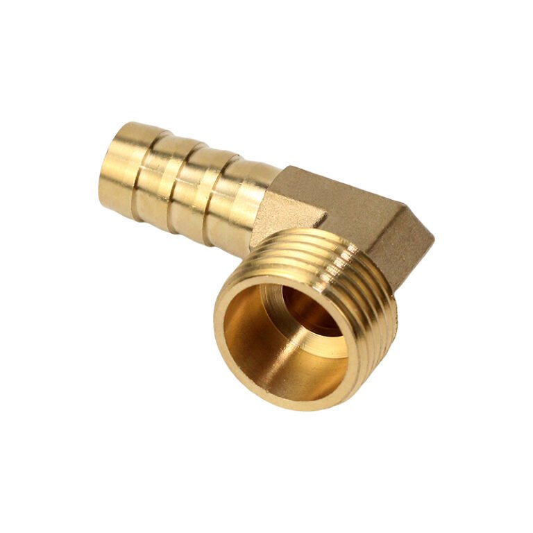 PL Copper Barb Connector | Heavy-Duty Brass Pneumatic Tube Connector