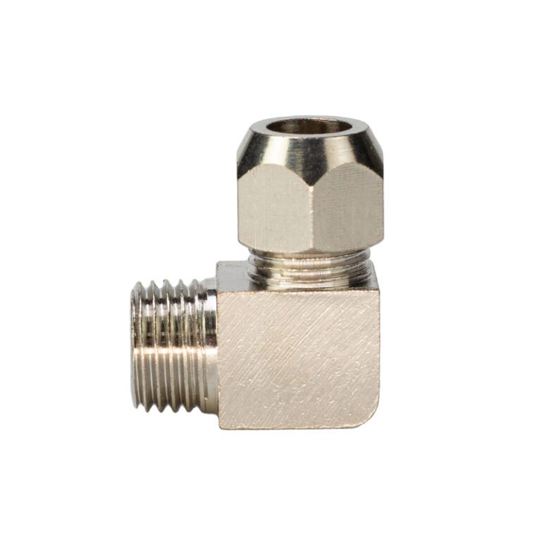 PL Copper Pneumatic Ferrule Connector | Push-in Brass Tube Fitting