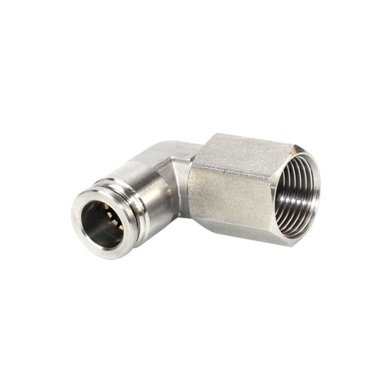 PLF Push-to-Connect Fittings | Stainless Steel Pneumatic Tube Connector for Automation