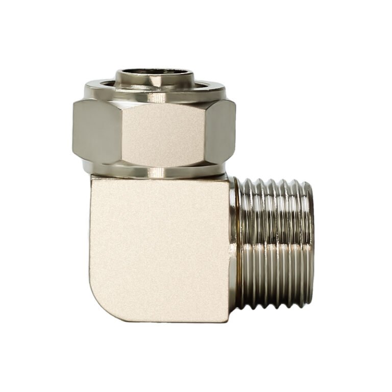 PL Copper Pneumatic Tube Fitting | Heavy-Duty Brass Air Line Connector
