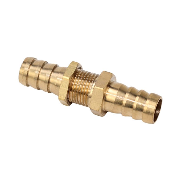 PM Copper Barb Connector | High-Quality Brass Pneumatic Tube Fitting
