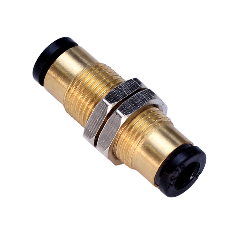 PM Push-to-Connect Fittings | Brass Pneumatic Tube Connector for Factory Automation
