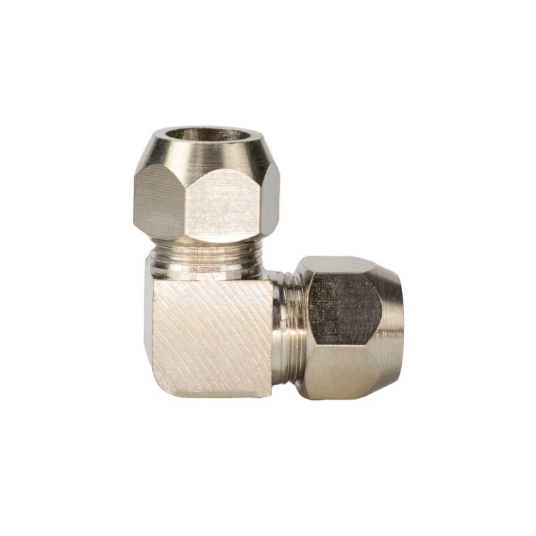 PV Copper Pneumatic Ferrule Connector | Push-to-Connect Brass Tube Fitting