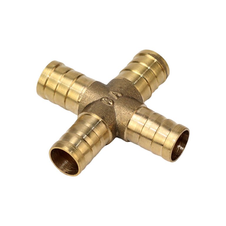 PZA Copper Barb Connector | Brass Pneumatic Push-to-Connect Tube Fitting
