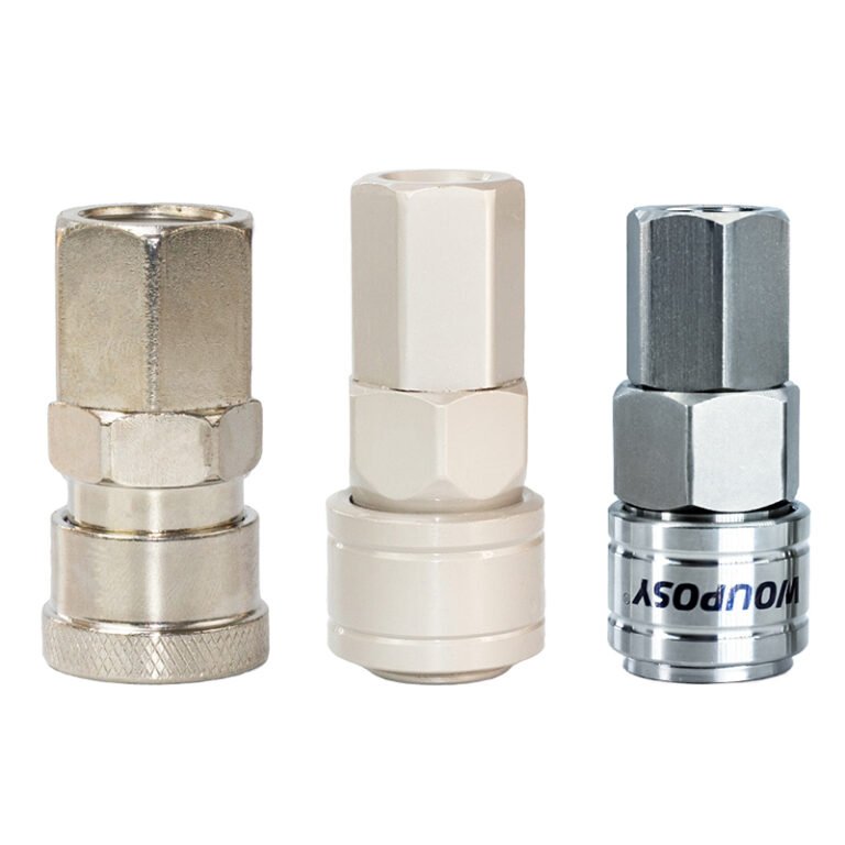 SF C-Type Quick Connector | Stainless Steel Pneumatic Air Coupler