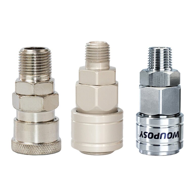 SM C-Type Quick Connector | Reliable Brass Pneumatic Air Coupler