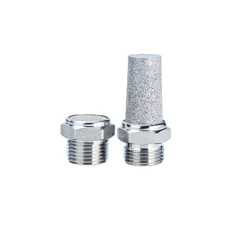 Muffler Push-to-Connect Fittings | Noise-Reduction Pneumatic Connector for Automation