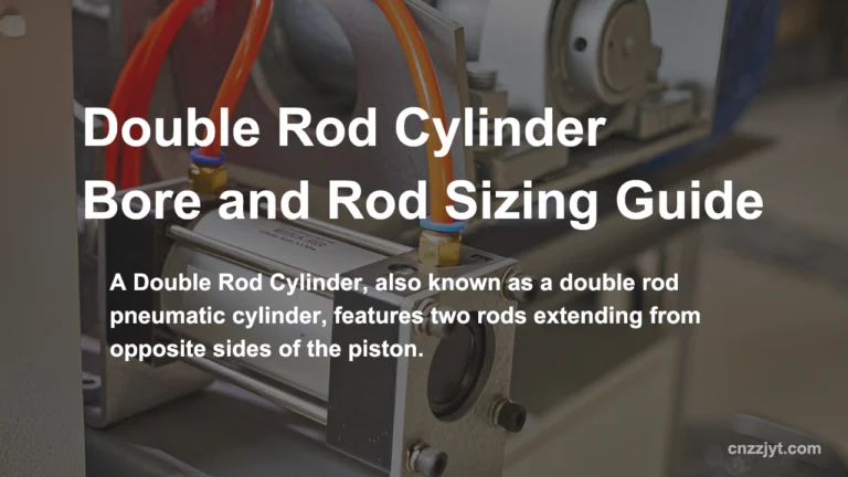 Double Rod Cylinder Bore and Rod Sizing Guide