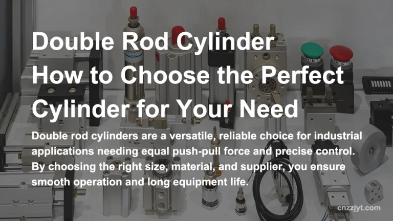 Double Rod Cylinder How to Choose the Perfect Cylinder