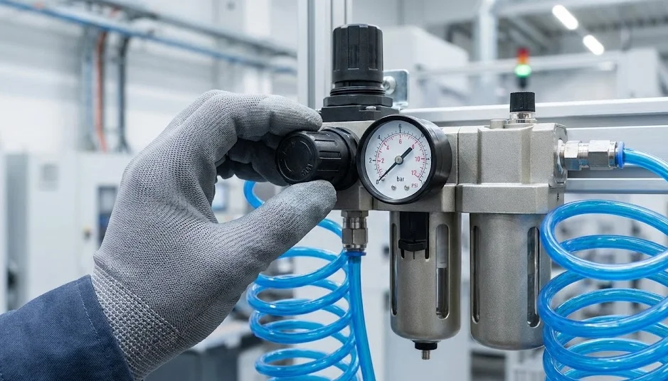 air regulator adjustment